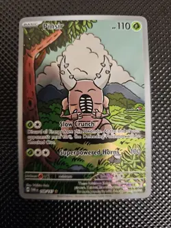 Pinsir 168/167 Pokemon: Twilight Masquerade Holo OFF CENTERED - Image 1