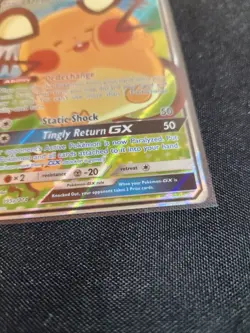 Dedenne GX 195a/214 LP to NM Alternate Full Art Promo Pokemon Card - Good Cond - Image 3