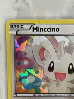 Pokemon TCG Minccino Black Star Promos Holo Card BW13 - Image 3