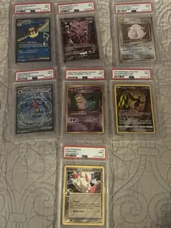 Pokemon PSA 9 Bundle Lot Of 7 W/ Dark Slowbro Holo ! - Image 1