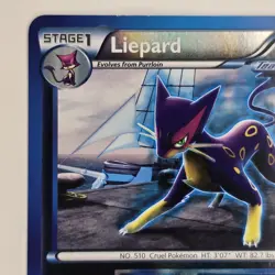 Liepard 84/135 Reverse Holo Rare BW Plasma Storm LP Team Plasma Pokemon - Image 2