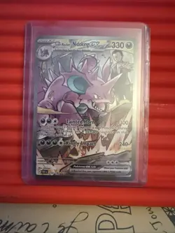 Pokemon TCG Team Rockets Nidoking EX 233/182 Destined Rivals Free Shipping - Image 1