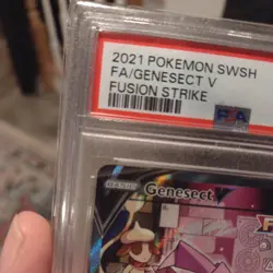 2021 Pokemon SWSH #255 Genesect V Full Art – Fusion Strike – PSA 10 GEM MINT - Image 5