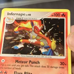 Pokemon TCG Infernape #5/130 Diamond and Pearl (2007) Holo Rare w/ Holo Bleed LP - Image 5