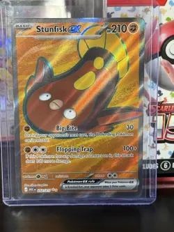 Stunfisk EX 252/217 - Pokemon TCG: Ascended Heroes Full Art NM - Image 1