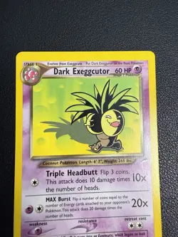 Pokemon TCG Dark Exeggutor Neo Destiny Unlimited Uncommon 33/105 - Image 3