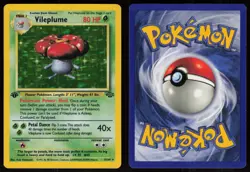 Vileplume 15/64 Rare Jungle Holo 1st Edition Pokemon - Image 3