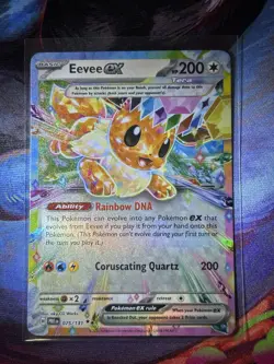 Pokemon TCG Eevee ex 075/131 Sv: Prismatic Evolutions Double Rare Holo EX - Image 1