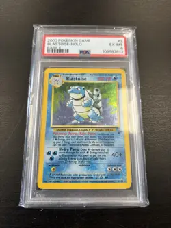 2000 POKEMON BASE SET 2 #2 BLASTOISE-HOLO PSA 6 - Image 1