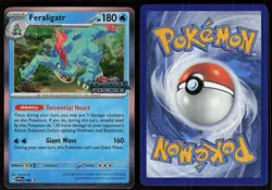 Feraligatr 089 STAFF HOLO SVP Promo Scarlet & Violet Pokemon - Image 3