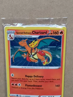 Special Delivery Charizard Pokemon Center Promo SWSH075 NM Sealed - Image 3