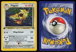 Pidgeot 8/64 Rare Jungle Holo 1st Edition Pokemon - Image 3