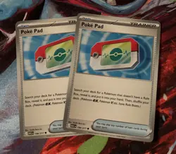 2x Pokemon TCG - Poke Pad 198/217 - Ascended Heroes NM - Image 1