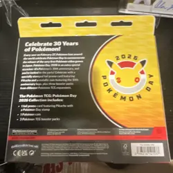 Pokemon TCG 2026 Pokemon Day Sealed Box Pikachu Promo Pin Coin Booster Packs - Image 2