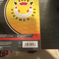 Pokemon TCG 2026 Pokemon Day Sealed Box Pikachu Promo Pin Coin Booster Packs - Image 3