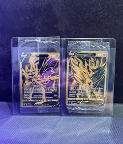 Zamazenta V SWSH077 zacian v swsh076 Black Star Promos Pokemon TCG - SEALED - Image 1