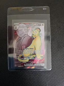 Pokemon Destined Rivals - Team Rocket’s Persian Ex 219/182 - Full Art - MINT - Image 3