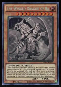 The Winged Dragon of Ra (Ghost Rare) LED7-EN000 1st Edition Yu-Gi-Oh - Image 1