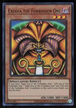 Exodia the Forbidden One LOB-EN124 Ultra Rare Yu-Gi-Oh - Image 1