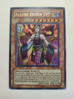 Yugioh! Allure Queen LV7 CDIP-EN008 Ultra Rare 1st Ed VLP - Image 1