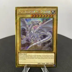 Yugioh Blauaugiger W. Drache MVP1-DEGV4 Limitierte Auflage Gold Secret Rare NM - Image 1