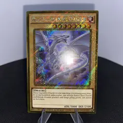 Yugioh Blauaugiger W. Drache MVP1-DEGV4 Limitierte Auflage Gold Secret Rare NM - Image 2