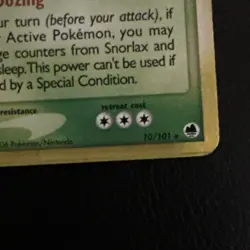 Snorlax 10/101 Holo Delta Species EX Dragon Frontiers Pokemon Card 2006 - Image 4