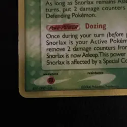 Snorlax 10/101 Holo Delta Species EX Dragon Frontiers Pokemon Card 2006 - Image 5