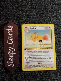 Pokemon TCG Dodrio Jungle 1st Edition Uncommon Card 34/64 NM - Image 1