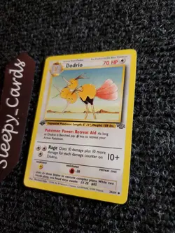 Pokemon TCG Dodrio Jungle 1st Edition Uncommon Card 34/64 NM - Image 2