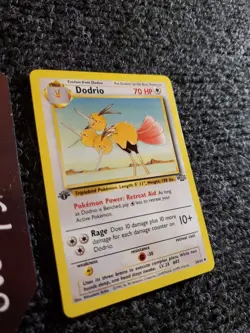 Pokemon TCG Dodrio Jungle 1st Edition Uncommon Card 34/64 NM - Image 3