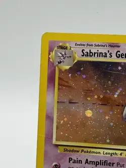 Pokemon Sabrina's Gengar 80 HP Holo Rare Card Gym Challenge 14/132 English - Image 3