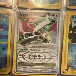 Pokemon Arceus LV.X 94/99 Holo Card 2009 English Nintendo TCG - Image 1