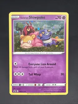 Pokemon TCG - Galarian Slowpoke (Cosmo Holo) SWSH126 - Sword & Shield Promo Card - Image 1