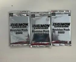 3X - DIGIMON Card Game Revision pack packs 2023 factory sealed - Image 1