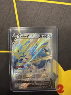 Zacian V (Shiny) SWSH292 SWSH: Sword & Shield Promo Cards Holo NM Read Desc - Image 1