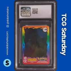 2004 POKEMON X PANINI ADVANCED ACTION CARDS ITALIAN PRINT #72 MAWILE CGC 6 - Image 2