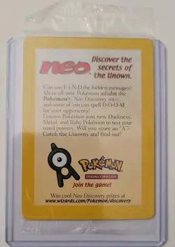 Pokemon Entei Black Star Promo Card #34 SEALED Movie Promo NEW - NEAR MINT - Image 1