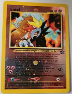 Pokemon Entei Black Star Promo Card #34 SEALED Movie Promo NEW - NEAR MINT - Image 5