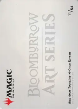 Run Away Together Art Card S Art Series: Bloomburrow 11 NM Normal MTG - Image 2