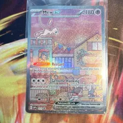 Pokemon Mew EX SVP 053 Full Art Promo Holo Scarlet & Violet English Card - Image 1