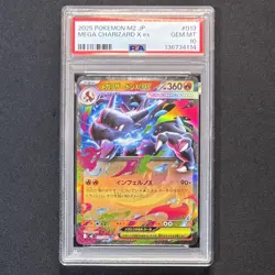 PSA 10 Mega Charizard X ex RR 013/080 M2 Inferno X JP Pokemon Card 2025 GEM MINT - Image 1