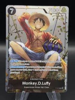 Monkey.D.Luffy (Tin Pack Set Vol. 2) P-075 One Piece Promotion Cards Foil - Image 1
