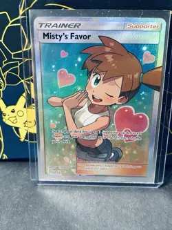 Misty's Favor (Full Art) 235/236 Sm-Unified Minds Pokemon Card NM - Image 1