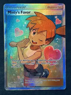 Misty's Favor (Full Art) 235/236 Sm-Unified Minds Pokemon Card NM - Image 2
