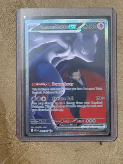 Pokemon Team Rocket's Mewtwo EX Holo Psychic Ability Card 281/217 - Image 1