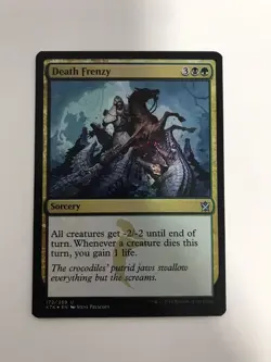 Death Frenzy Foil MTG Magic the Gathering Card NM Near Mint KTK - Image 1