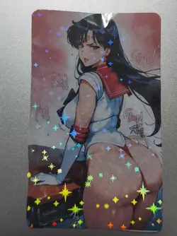 Sailor Moon Sailor Mars Waifu Card - Image 1
