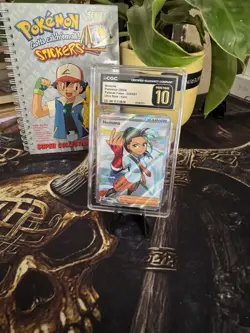 Pokemon Card CGC PRISTINE Grade10 Paldean Fates Nemona 091 FREE SHIPPING Not Psa - Image 1