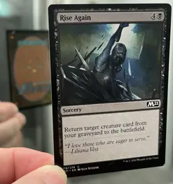 MISPRINT RISE AGAIN - UPSIDE DOWN BACK - MTG Magic the Gathering - Image 1